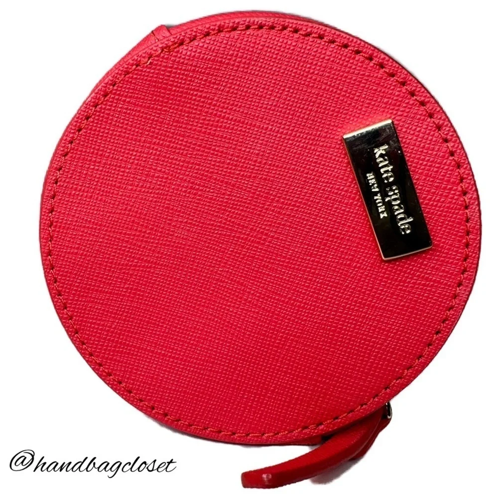 Kate Spade New York Take A Walk On The Wild Side Flamingo Coin Bag Purse Pouch